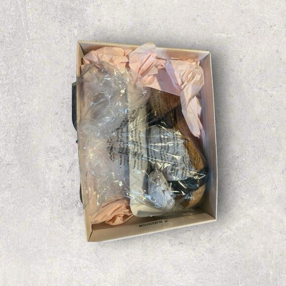 Justfab Good Times Only Women's Sandals Wedge Heel Black Size 10-BNIB - Picture 10 of 10